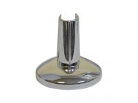 Розетка ХРОМ пластиковая декоративная удлиненная GoPlast S.r.l. Ø10÷16 мм разборная (1151CR00000)