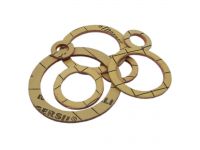 Прокладка фибровая безасбестовая GoPlast S.r.l. Ø3/4" 20 бар 150 °С KLINGER6327 (красная) (2000KLING3)