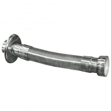 Трубка гофрована пластикова GoPlast S.r.l. ХРОМ Ø6/4" х 40 (1004KRTOP5)