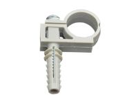 Клипса одинарная с шурупом и дюбелем GoPlast S.r.l. Ø16 мм (1317S00016)