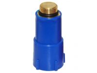 Заглушка монтажная GoPlast S.r.l. ГОЛУБЫЙ пластик/латунь Ø1/2" (1142OTT002)