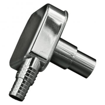 Сифон GoPlast S.r.l. для Стиральной машинкиØ25/32 наружный пластиковый ABS ХРОМИРОВАН (1209CR0000)