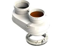 Двойной универсальный комплект распределительного ПО/ГВ с d60/100 на d80/80 GROPPALLI S.R.L. (BB11259)