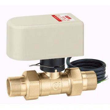 Кран зоновий кульовий 2-ходовий з приводом Caleffi S.p.a. Ø3/4" 24 V -5÷110°C (10 c, 90° поворот) (644258)