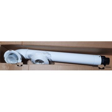 Комплект димохід коаксіальний подовжувач для газового конденсаційного котла d80/125 - 60/100 PP-R+Fe (premium) (71.MT7.00.87) - 