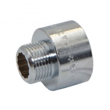 Pattaroni Перехідник (хром) d3/8"M х 1/2"F ЗВ (F043CR003)