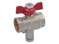 Кран кульовий Comisa S.p.A. Ø1/2" ВВ з підключенням зонду ТЛ (4132410)