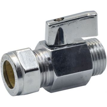 Кран кульовий міні ХРОМ Comisa S.p.A. Ø15 x 1/2" З (4123155)