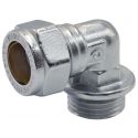 Коліно (ХРОМ) затискне з зовнішньою різьбою Comisa S.p.A. Ø15 x 1/2" З (8106403)