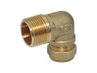 Коліно затискне з зовнішньою подовженою різьбою Comisa S.p.A. Ø22 x 1" З (8510210)