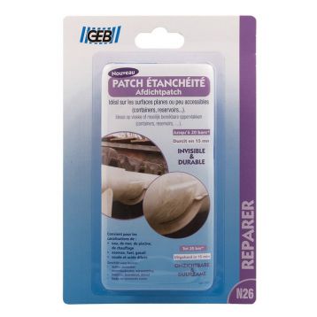 127500 Ремонтна заплатка PATCH D'ETANCHEITE 10 см х15 см GEB