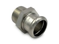 187 Перехідник нержавіючий Ø28 х 3/4" З INOXPRES® RM