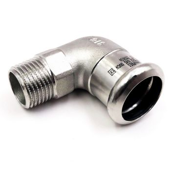 197 Коліно нержавіюче Ø22 х 3/4" З 90° INOXPRES® RM