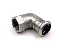 198 Коліно нержавіюче Ø22 х 3/4" В 90° INOXPRES® RM