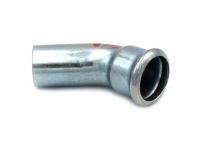 Коліно сталеве STEELPRES® RM 381/451 Ø22 45° ВЗ оцинковане (опалення) (381022451)