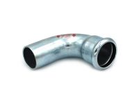 Коліно сталеве STEELPRES® RM 381/901 Ø28 90° ВЗ оцинковане (опалення) (381028901)
