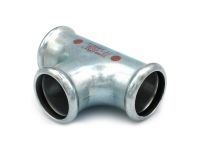 Трійник сталевий STEELPRES® RM 382 Ø28 оцинкований (опалення) (382028000)