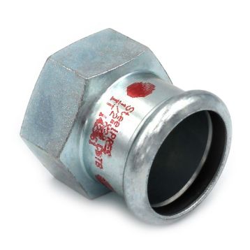 Переходник стальной STEELPRES® RM 390 Ø28 х 1" В оцинкованный (отопление) (390100028)