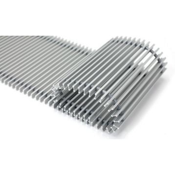 Решітка до конвектора алюміній (колір "срібло") GR 90-22 ALS