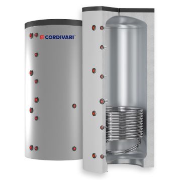 Теплоакумулятор (буферна ємність) 500 л PUFFER 1 (1 теплообмінник) VB (тверда незйомна ізоляція)