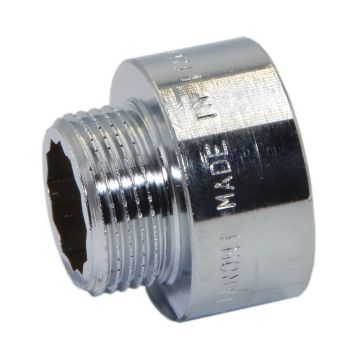 Pattaroni Перехідник (хром) d3/4"M х 1"F ЗВ (F043CR009)