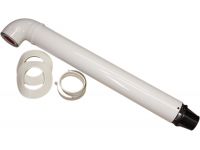 Комплект дымохода коаксиальный для турбированного газового котла d60/100 AL + FE - 3