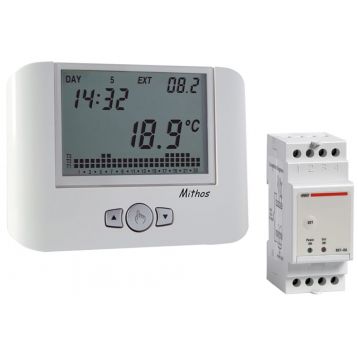 91944010 Цифровий кімнатний термостат ENJOY білий +5/+35°C Cewal S.p.A.