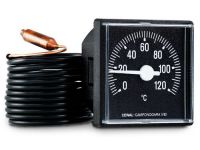 91312215 Капілярний квадратний термометр TQ 45 P 45 х 45 мм 0/120°С L1500 мм Cewal S.p.A.