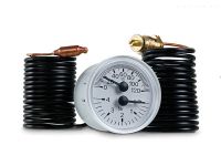 Капілярний термоманометр білий Cewal S.p.A. TI 42 P Ø42 1/4" 6 бар 0/120°С L1500 мм (91392108) - 1