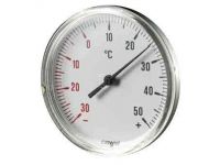 91626100 Термометр з металевим корпусом Ø63 0/120°С 10 см фронтальний CEWAL