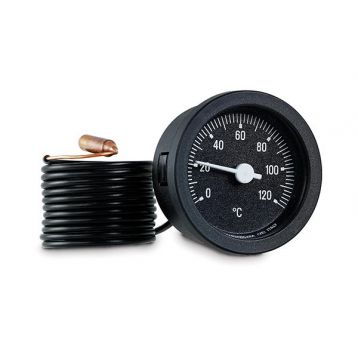 31101014 Капілярний термометр T52 1PVC Ø52 0/120°С L1000 мм Cewal S.p.A.