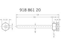 91886120 Капсула для капіляру Ø7 х 8 мм 1/2" 12 см Cewal S.p.A.
