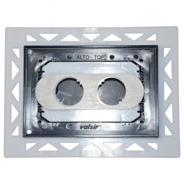 VS0879034 Клавіша (пневматика) BLACK MAT для кастомізації (чорна квадратна) Valsir S.p.A.