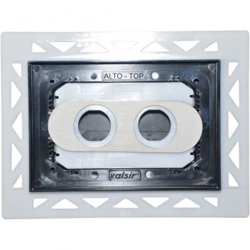 VS0879032 Клавіша (пневматика) BLACK MAT для кастомізації (чорна кругла) Valsir S.p.A.