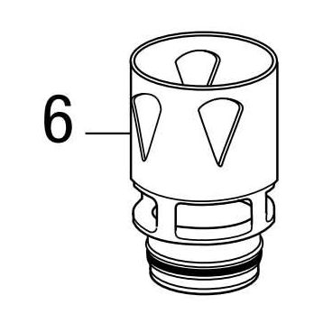863157 Направляюча змивного клапану з ущільненням WINNER/EVOLUT/SPACE/CUBIK Valsir S.p.A.