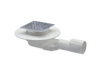 421010CO Трап горизонтальний CLIVIA серія SLIMMY Ø50 х 100 мм з хром. решіткою Ghidini SpA