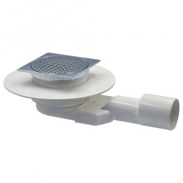 421010DO Трап горизонтальний DAFNE серія SLIMMY Ø50 х 100 мм з хром. решіткою Ghidini SpA