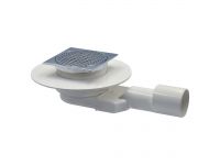 421015CO Трап горизонтальний CLIVIA серія SLIMMY Ø50 х 150 мм з хром. решіткою Ghidini SpA