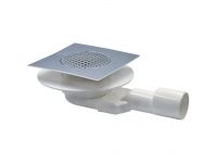 421015DO Трап горизонтальний DAFNE серія SLIMMY Ø50 х 150 мм з хром. решіткою Ghidini SpA