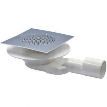 421015DO Трап горизонтальний DAFNE серія SLIMMY Ø50 х 150 мм з хром. решіткою Ghidini SpA