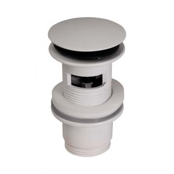 496114B Випуск латунний GOLF білий BIANCO Ø1 1/4" x 63 з переливом Ghidini SpA