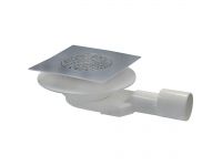 421015FO Трап горизонтальний FELCE серія SLIMMY Ø50 х 150 мм з хром. решіткою Ghidini SpA