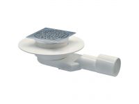 421010FO Трап горизонтальний FELCE серія SLIMMY Ø50 х 100 мм з хром. решіткою Ghidini SpA