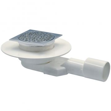 421010FO Трап горизонтальний FELCE серія SLIMMY Ø50 х 100 мм з хром. решіткою Ghidini SpA