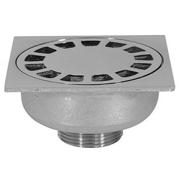 650P150 Трап вертикальний латунний хромований 150 x 150 мм x Ø1 1/4" З Ghidini SpA