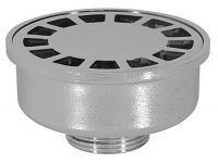 652P100 Трап круглий вертикальний латунний хромований Ø100 мм x Ø1 1/4" З Ghidini SpA