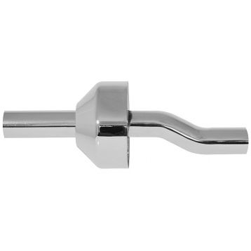 84332 Патрубок ексцентричний латунний хромований Ø32 x 300 мм з чашкою Ghidini SpA