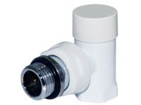 Кран відсікаючий кутовий Carlo Poletti Srl БІЛИЙ Ø1/2" COMPACT (V150410EF)