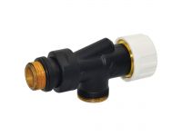 Термоклапан реверсивний Carlo Poletti Srl BLACK MATTE Ø1/2" x 24-19 FIRST REVERSA (V18411EFS9005O)