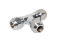 Трійник хром VA Albertoni srl Ø10 (G02540)